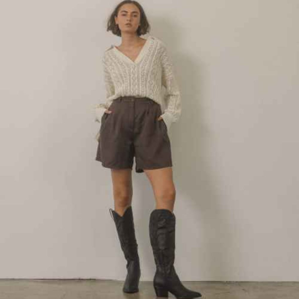 Oasis Society The Samara - Black Embroidered Tall Boot size 6.5 - Picture 2 of 7